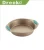 Import Nonstick Aluminum Bakeware 5-Piece Set, Latte Brown with Agave Blue, from China