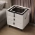 Import Nordic New Style Fashionable Bedside Table Smart Nightstands Luxury White Bedside Cabinet from China