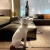 Import Nordic Standing Large Dog Decoration Animal Statue Coffee Table Plexiglas Side Table from China