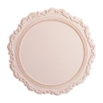 Nordic wind european embossed silicone meal mat insulation pad table decoration pad