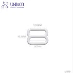 Nylon coated bra strap adjuster,metal strap hook,bra adjusting buckle
