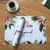 Import O-136 Tropical Tableware Placemat Pad 45*30cm Heat Insulation Non Slip Placemats Flamingo Printing Dining Table Mat from China