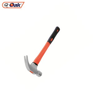 ODM China factory titanium claw hammer carpenters hammer head with rubber handle and wood handle also provided