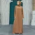 Import OEM Custom Modest Islamic Clothing Robe Diamond Luxurious Abayas Sequined Mesh Muslim Dresses Women Dubai Abaya from China