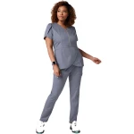 OEM Customized Pocket Nurse Uniform Short Sleeve Medical Clothing Hospital uniform