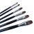 Import OEM Weasel Hair High Gloss Wood Black Handle  Artist Paint Brush Set 12 pcs For Oil/Gouache/Acrylic Paint from China