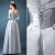 Import Off Shoulder Long Floor Length Sliver Formal Dresses Prom Dresses A-Line Satin Maxi Dress from China