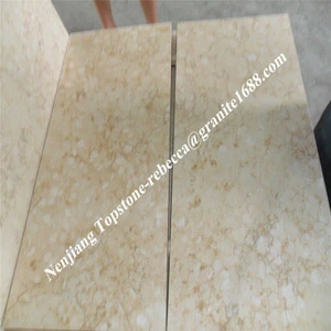 On Sale Engineered Marble/ yellow marble stone work tops for kitchen