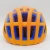 Import Orange PC shell EPS lining in-mold bicycle helmet Cool riding helmets factory direct wholesale from China