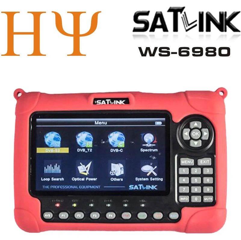 Original Satlink WS-6980 Satellite Meter Spectrum Analyzer DVB-S 8PSK satellite finder SATLINK WS-6912 SATLINK WS-6980