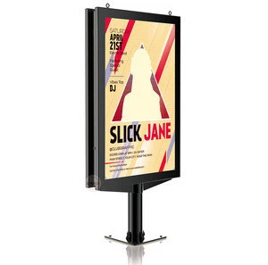 Outdoor advertising led double  sided light box