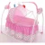Import outdoor baby electric sleeping rocking bed kids crib with music from China