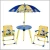 Import outdoor furniture kids camping folding table and chair set from China