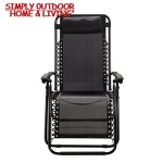 Outdoor Patio Furniture Steel Frame Sun Lounger/Beach Sun Bed Recliner