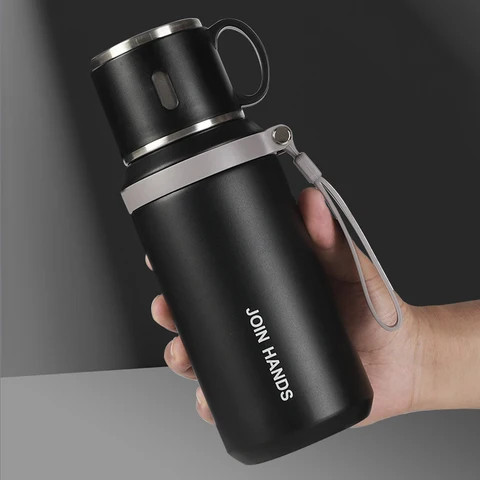 Outdoor Portable 600ml 800ml Double Wall Cold/Hot Thermal Thermos Classic 316 Stainless Steel Vacuum Insulated Tumbler With Lid