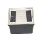 Outdoor solar paver led brick lights underground for Pool Garden Patio Pathway (warm white)