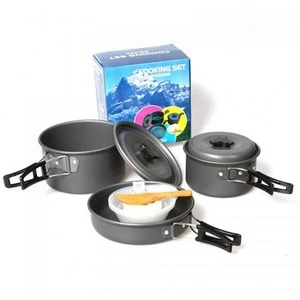 outdoor travelling journey cooking sets 2-3 person hiking trekking camping cookware
