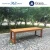 Import outdoor wood garden bench with back from China