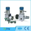 oxygen cylinder regulator valve with gauge