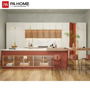 PA Home high quality commercial smart modern lacquer kitchen cabinets