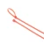 Import Peach Self locking PVC Colorful Plastic Cable Tie Nylon 66 Made In China from China