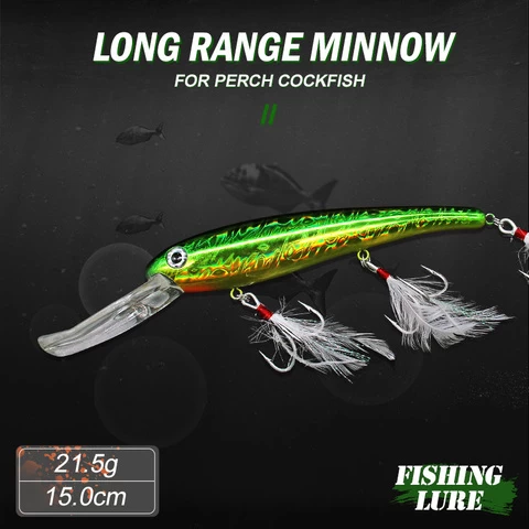 Peche Minnow Fishing Lure 45g 200mm Artificial Bait Crankbait