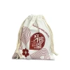 Perfect Quality Portable Storage Bag Convenient To Carry Reusable Canvas Bundle Pocket
