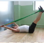 Pilates  Resistance Band with fabric Sleeve covered Gym Bar  Fitness Bar for Bodybuilding Strength Training
