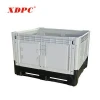 Plastic collapsing foldable folding fish storage crate