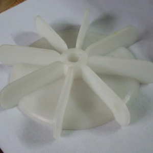 Plastic Injection Molded Cooler Fan Blade Nylon Fan Gear Roller