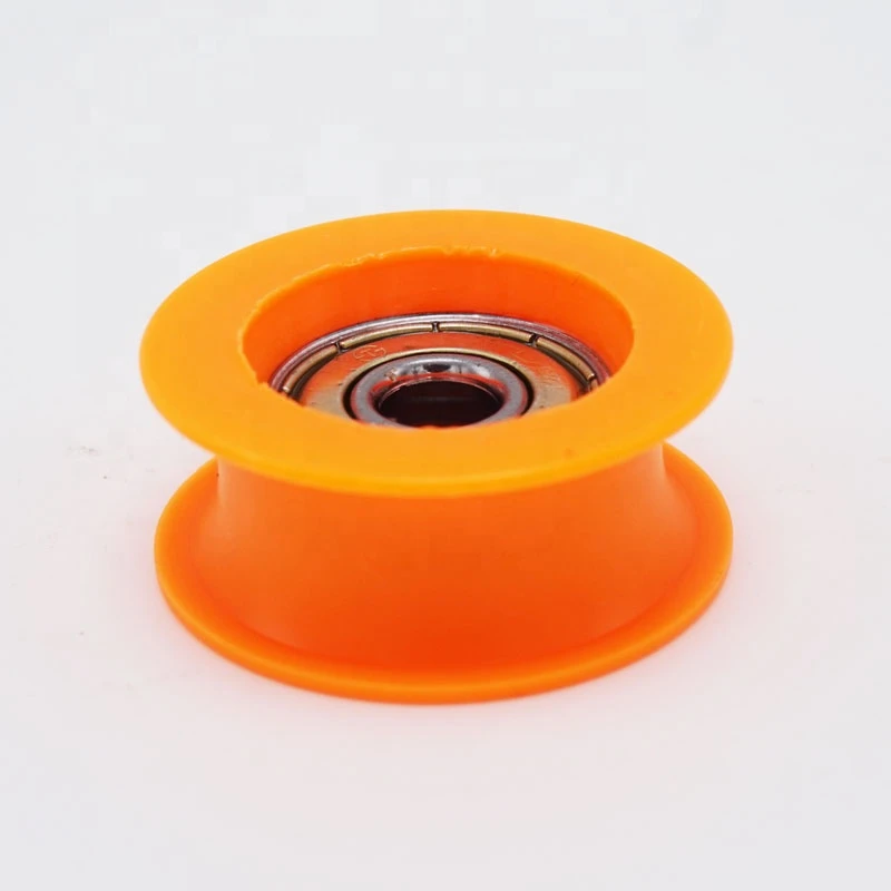 plastic v groove door wheel roller small pulley wheels nylon bearing