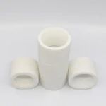 Polished alumina ceramic spool guide for textile machinery