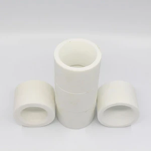 Polished alumina ceramic spool guide for textile machinery