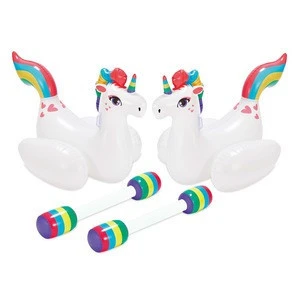 Pool Battle Game Inflatable Unicorn for 2 person