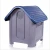 Import Popular design plastic outdoor dog house pet home from China