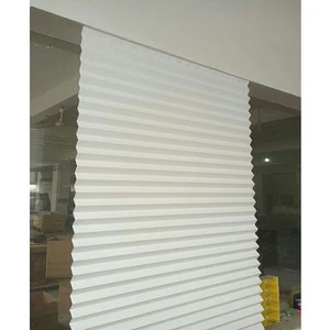 Popular design temporary pleated paper folding paper window shades