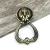 Import Popular zinc alloy antique cabinet door furniture hardware single hole ring drawer handle from China