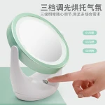 Portable 3 models warm light 1x and 5x mirror face light