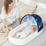 Portable foldable crib baby mosquito net crib nest Baby bed Crib care package