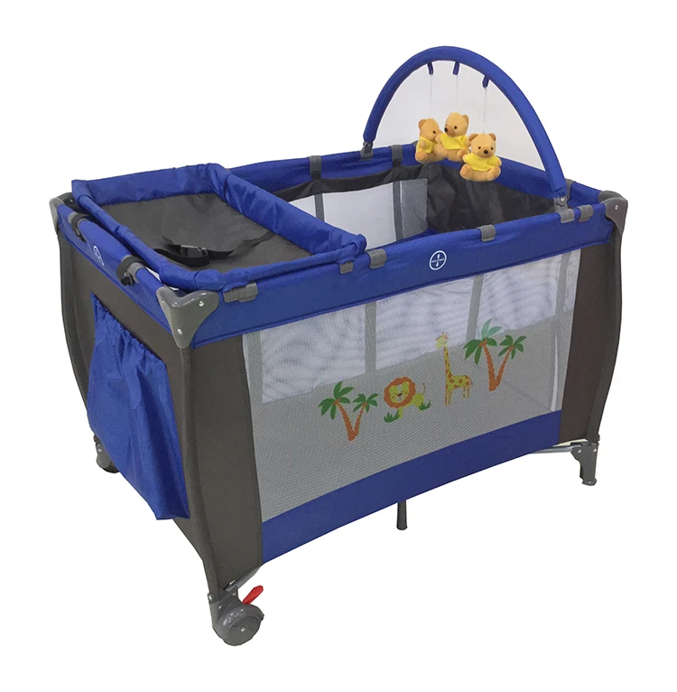 Portable Travel Cot Cuna Corral Baby Sleeping Bed Playpen with mosquito net co sleeper crib fence baby bassinet