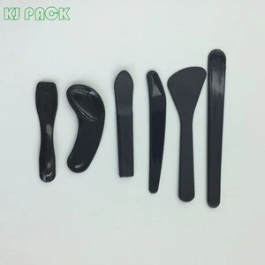 pp black spatula permanent Cosmetic Mask Spoon tools wax spatula plastic