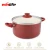 Import PRC37  Red Kitchenware Pressing Ceramic Nonstick Aluminum  Cookware from China