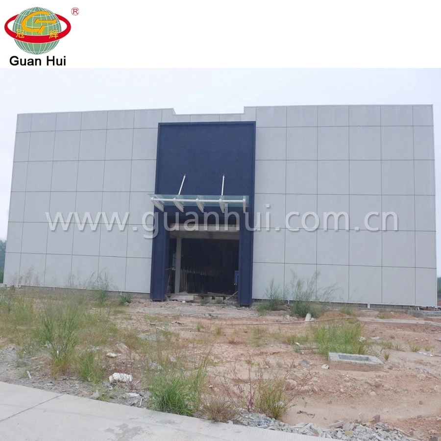 Prefabricated galvanized steel structure warehouse