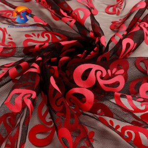 Preferential price 100% polyester recycled nylon double thread printed fabric