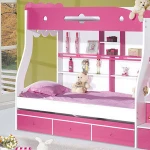 Princess Kids children bedroom furniture bunk bed