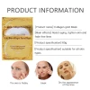 Private label Hydrogel collagen mask crystal 24K gold facial mask Skin Care Korean Beauty Cosmetics