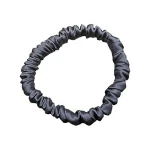 Private Label Stretchy Silk Scrunchies Hairband Solid Elastic Ponytail Holder Hair Tie