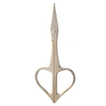 Professional Makeup Tool Rose Gold Color Stainless Steel Curved Beauty Cosmetic Eyebrow Scissors