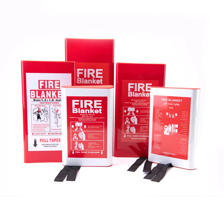 Professional Standard Emergency Fire Retardant Protection Heat Insulation Fiberglass Fire Blanket