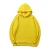 Import Pure cotton sweater autumn and winter solid color customized DIY sweater terry hooded pullover sweater high street fashion cloth from China